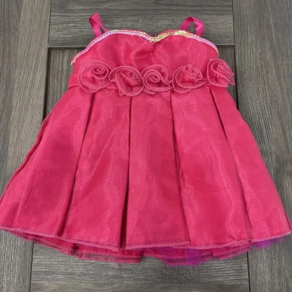 strapless open back dress Hermione Granger Yule Ball Pink Ruffled A-line Party Dress Harry Potte main image 1